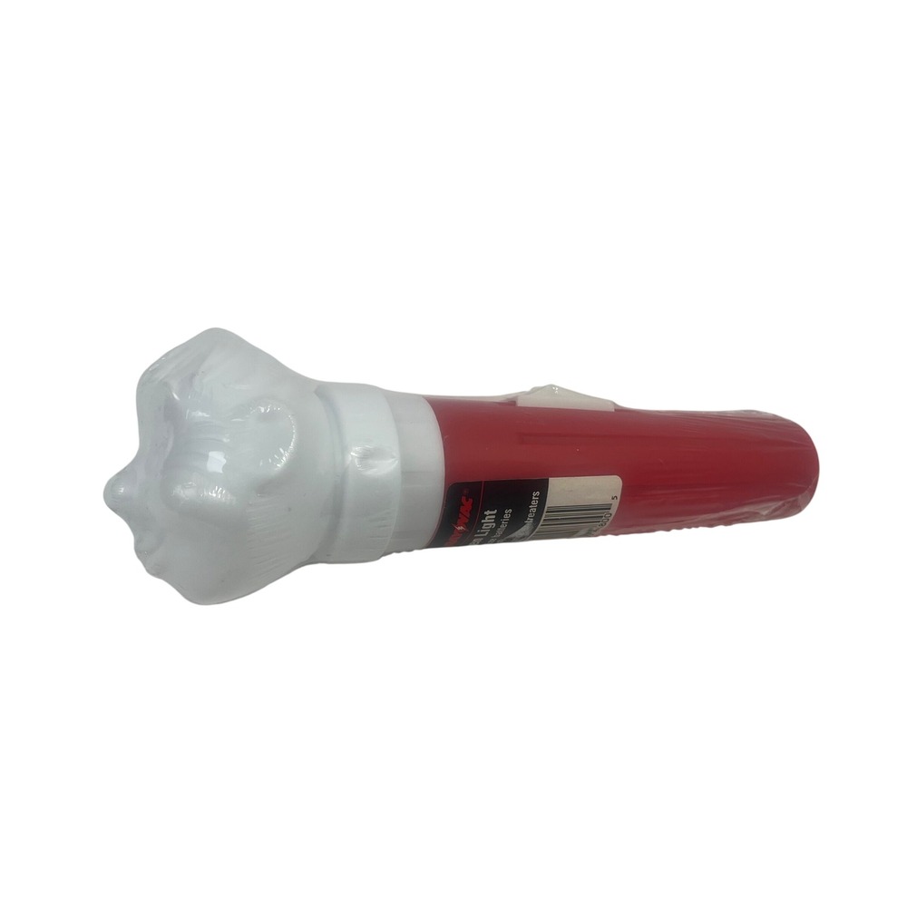 VTG RayOVac Blow Mold Ghost Halloween Red White Flashlight‎ New Sealed 1970